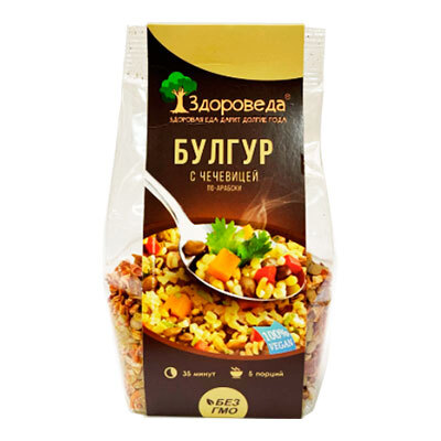 Булгур с чечевицей по-арабски 250 г, "Здороведа" Булгур с чечевицей по-арабски 250 г, "Здороведа"